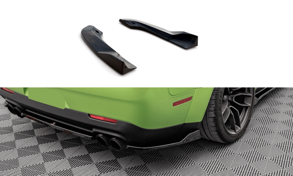Maxton Design - Heck Ansatz Flaps Diffusor für Dodge Challenger SRT Hellcat Widebody Mk3 - Aerowerk.