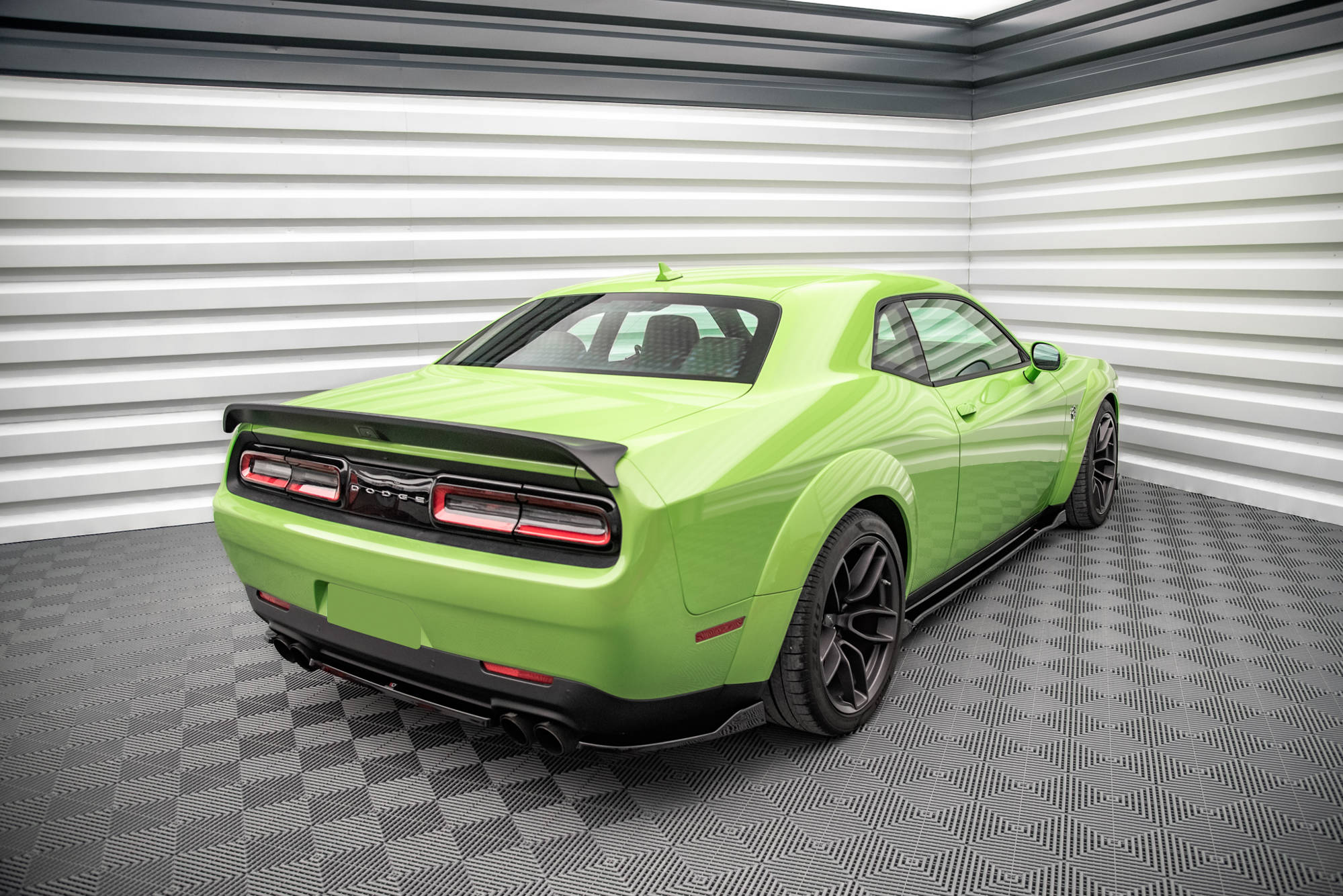 Maxton Design - Heck Ansatz Flaps Diffusor für Dodge Challenger SRT Hellcat Widebody Mk3 - Aerowerk.