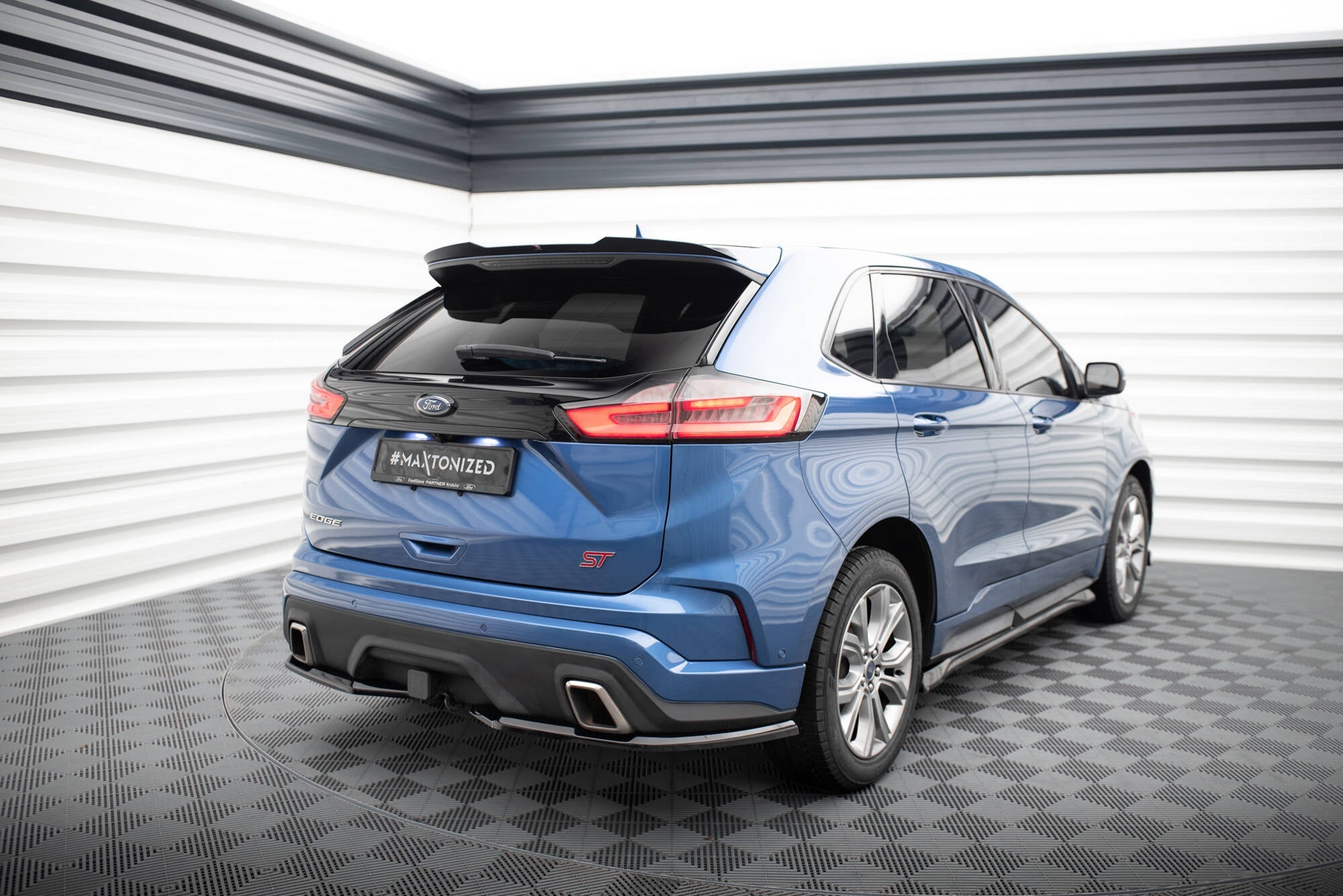 Maxton Design - Heck Ansatz Flaps Diffusor für Ford Edge ST Mk2 - Aerowerk.