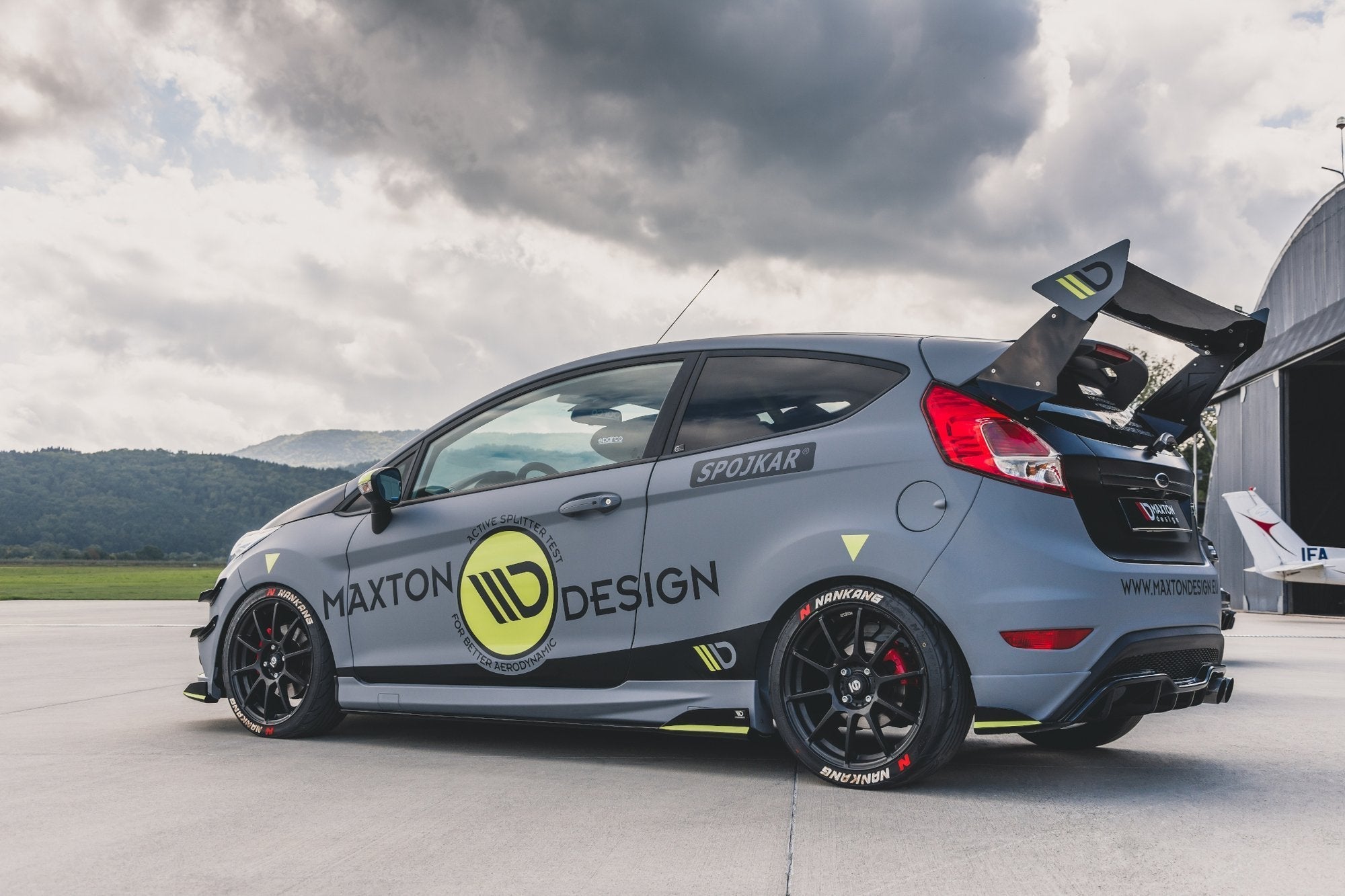 Maxton Design - Heck Ansatz Flaps Diffusor für Ford Fiesta 7 ST Facelift - Aerowerk.