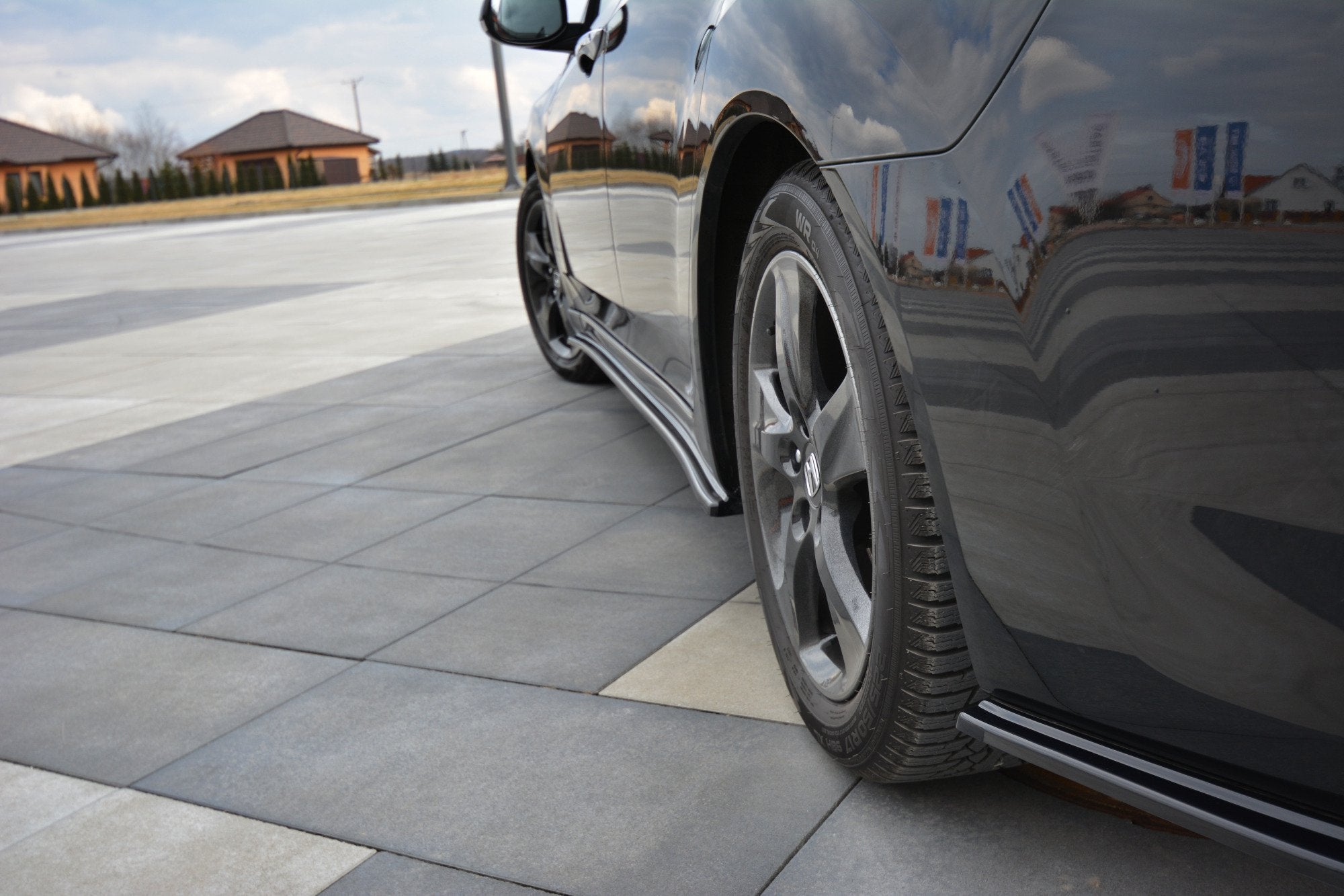 Maxton Design - Heck Ansatz Flaps Diffusor für HONDA ACCORD MK8. CU - Serie vor Facelift SEDAN - Aerowerk.