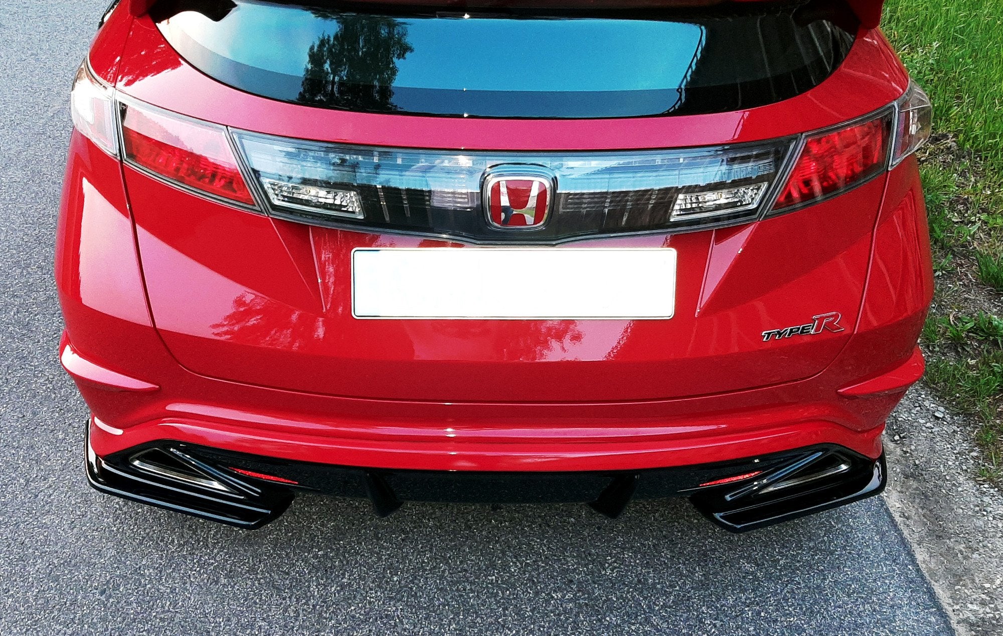 Maxton Design - Heck Ansatz Flaps Diffusor für HONDA CIVIC VIII TYPE - R GP - Aerowerk.