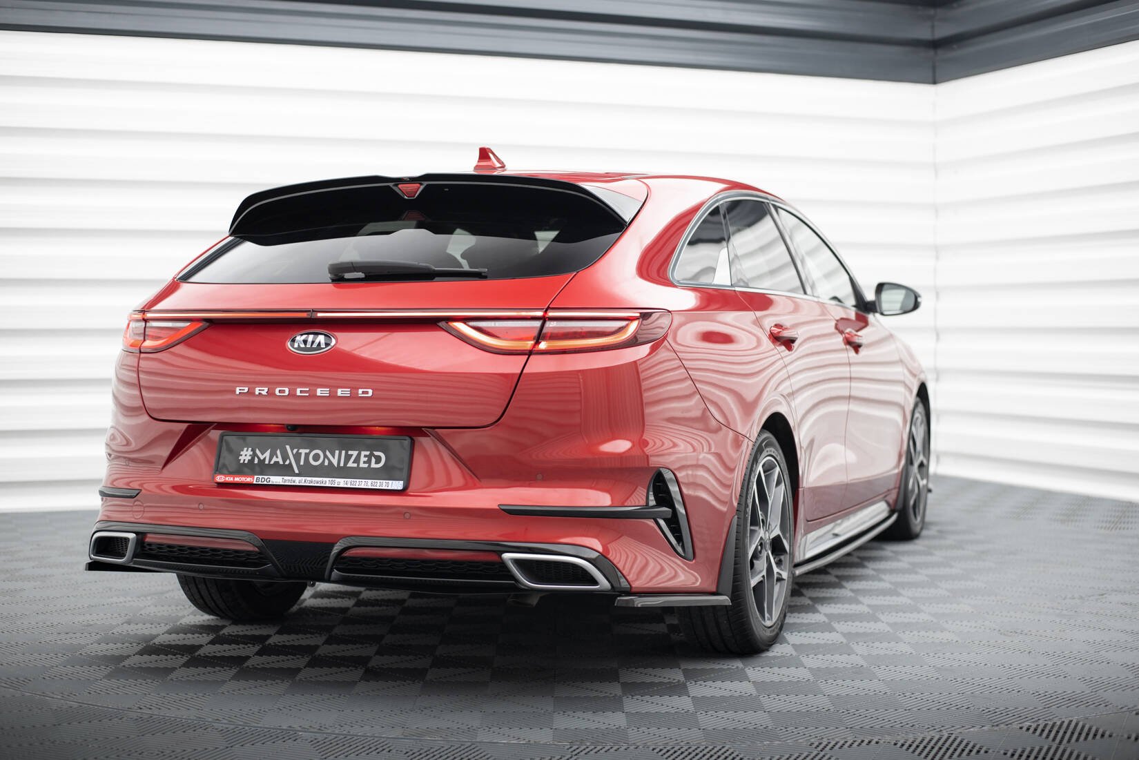Maxton Design - Heck Ansatz Flaps Diffusor für Kia ProCeed GT / GT - Line Mk1 - Aerowerk.