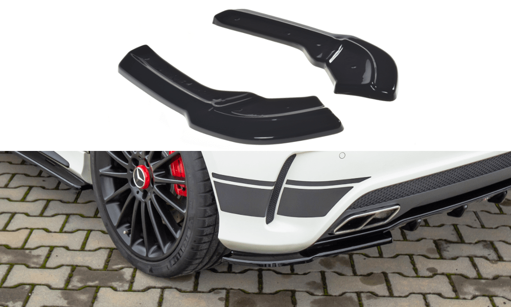 Maxton Design - Heck Ansatz Flaps Diffusor für Mercedes A45 AMG W176 - Aerowerk.