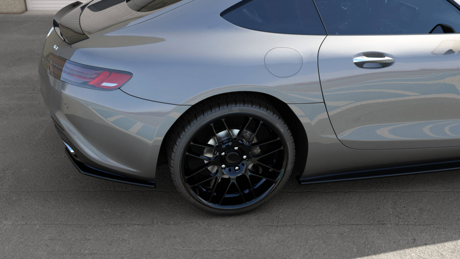 Maxton Design - Heck Ansatz Flaps Diffusor für Mercedes - AMG GT / GT S C190 Facelift - Aerowerk.