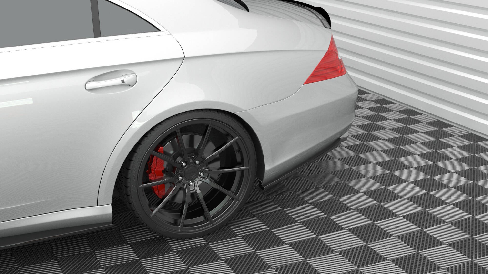 Maxton Design - Heck Ansatz Flaps Diffusor für Mercedes - Benz CLS C219 - Aerowerk.