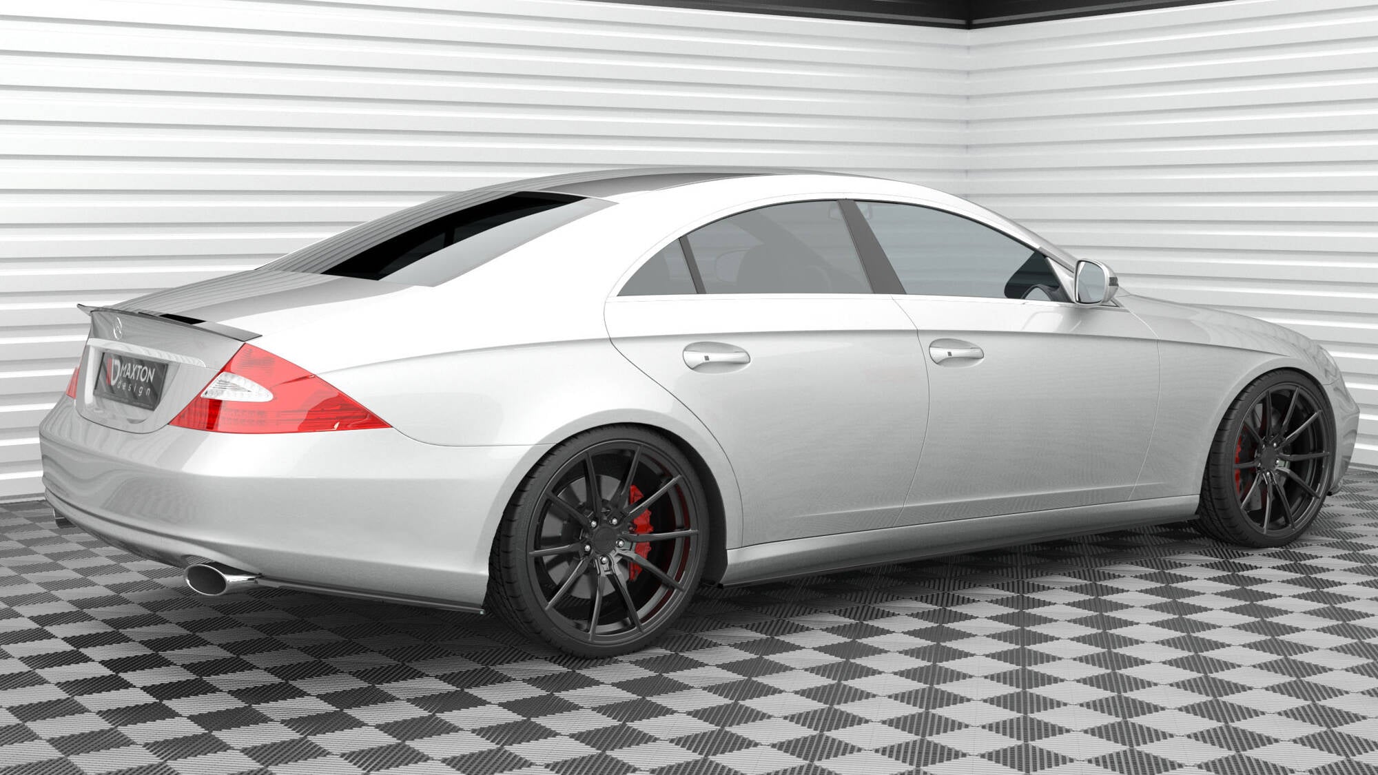 Maxton Design - Heck Ansatz Flaps Diffusor für Mercedes - Benz CLS C219 - Aerowerk.