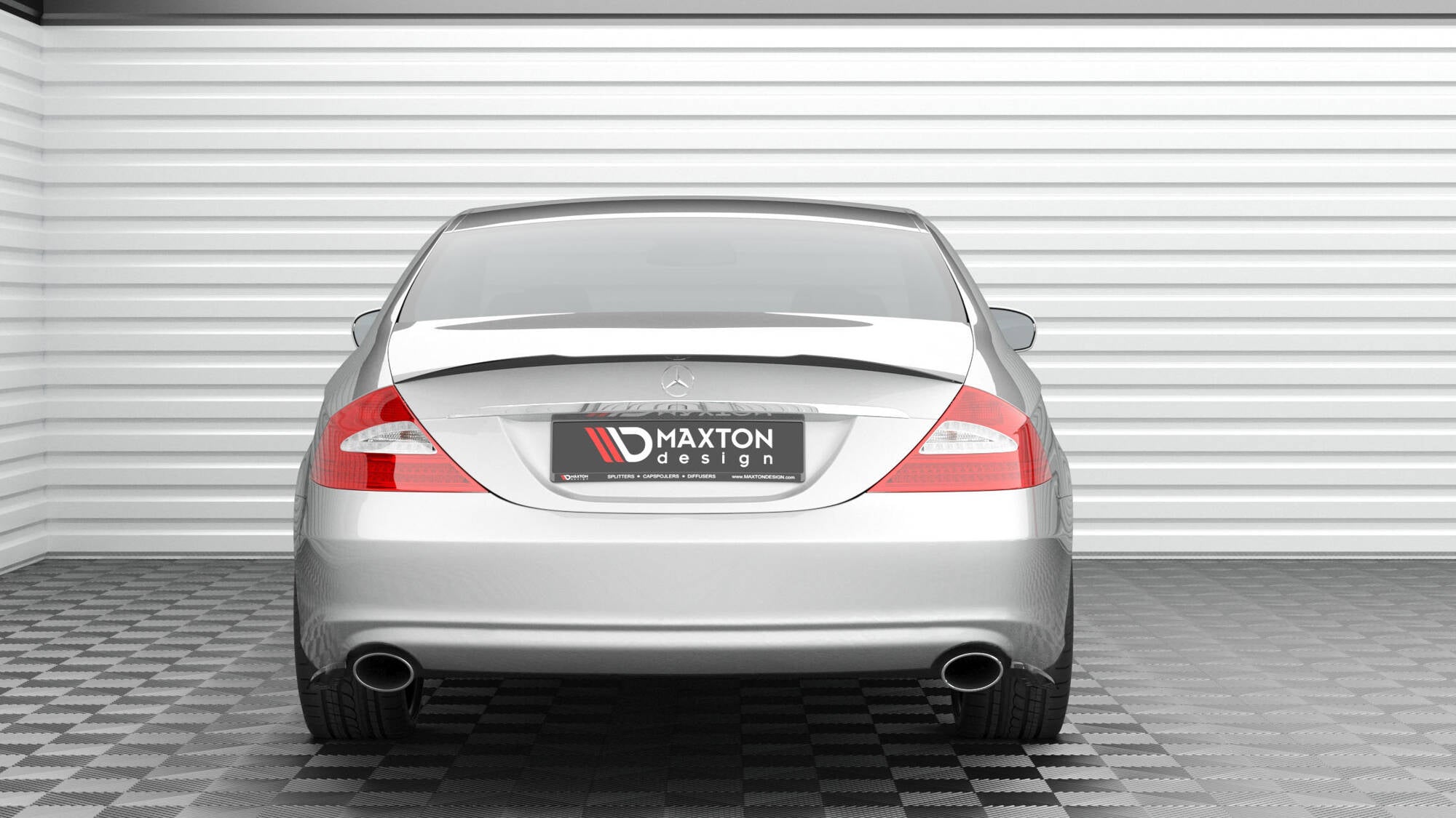 Maxton Design - Heck Ansatz Flaps Diffusor für Mercedes - Benz CLS C219 - Aerowerk.