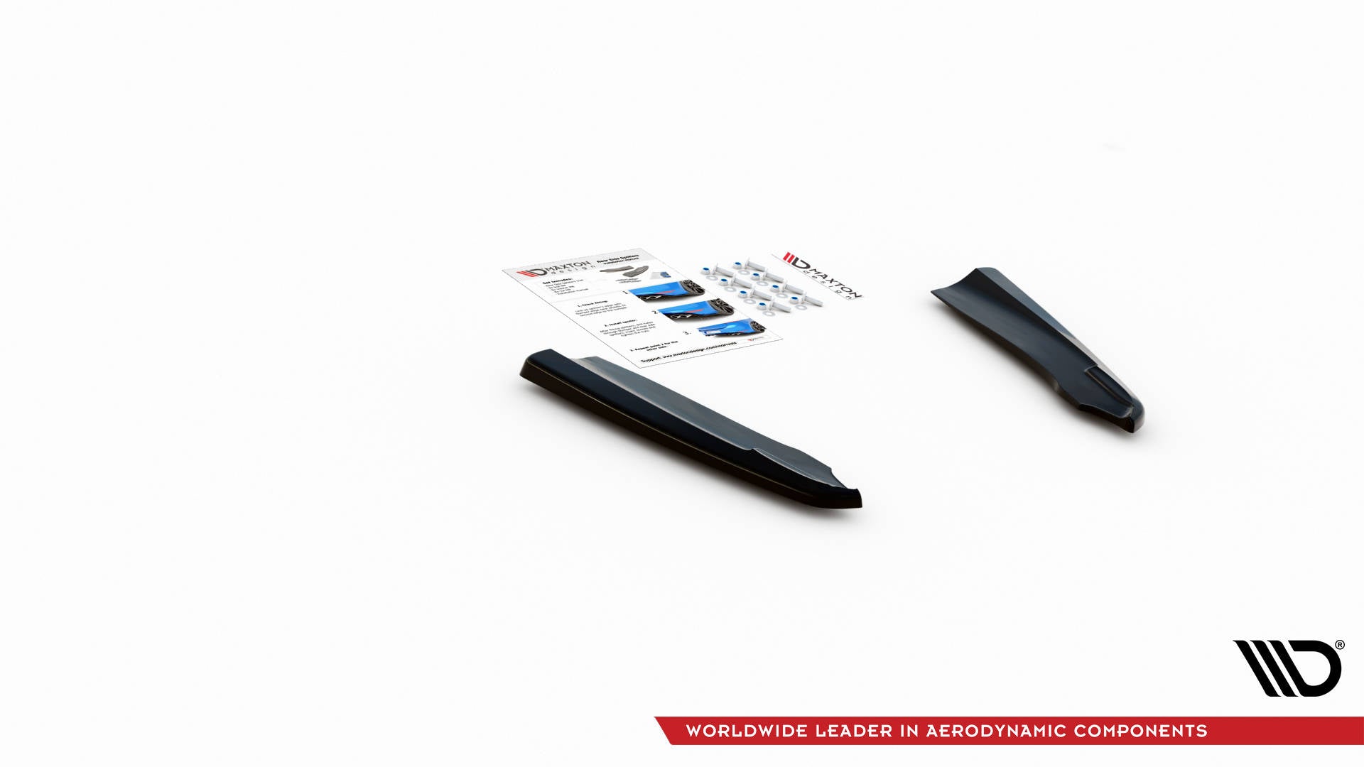 Maxton Design - Heck Ansatz Flaps Diffusor für Mercedes - Benz GLC Coupe AMG - Line C253 Facelift - Aerowerk.