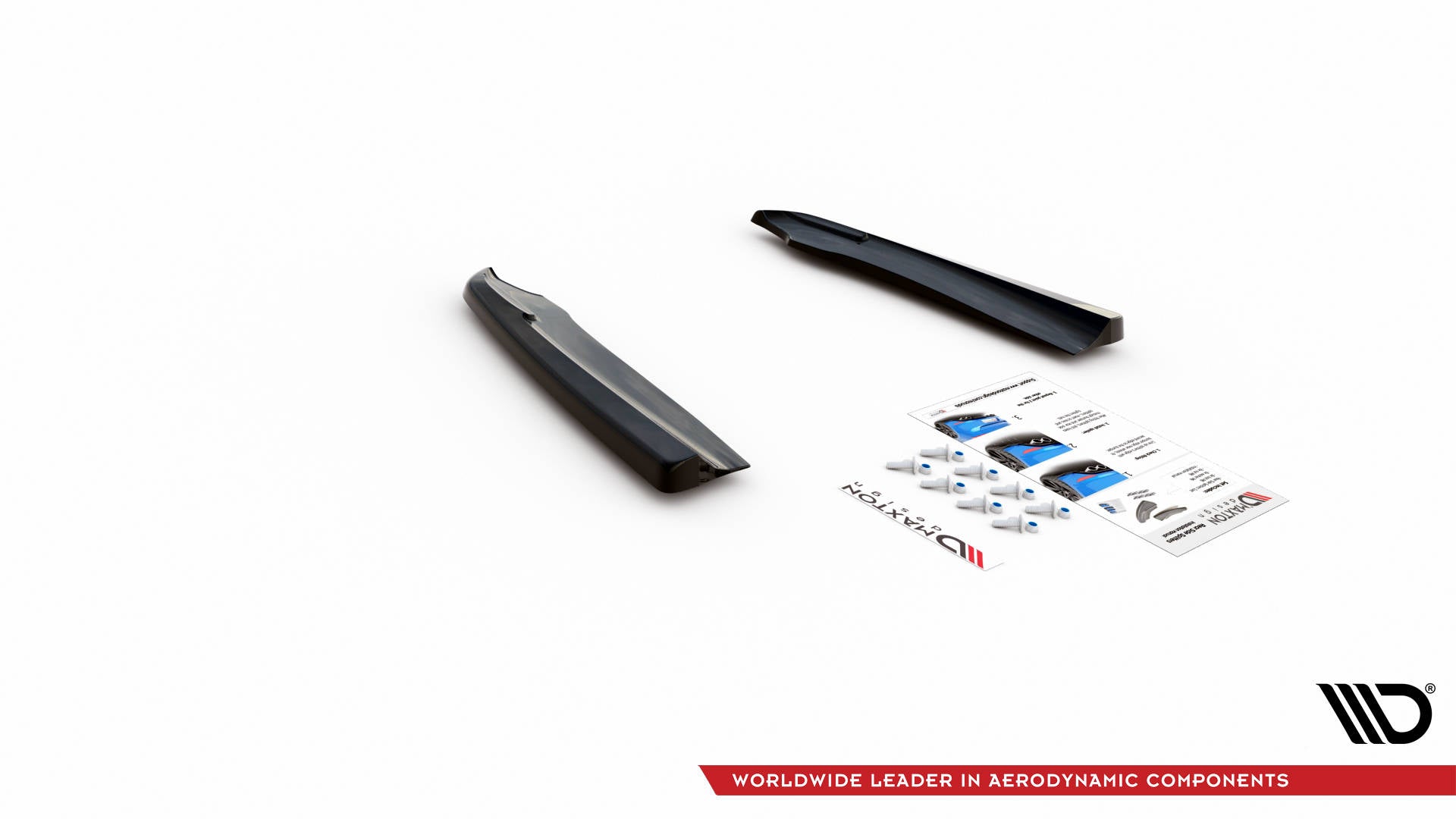 Maxton Design - Heck Ansatz Flaps Diffusor für Mercedes - Benz GLC Coupe AMG - Line C253 Facelift - Aerowerk.