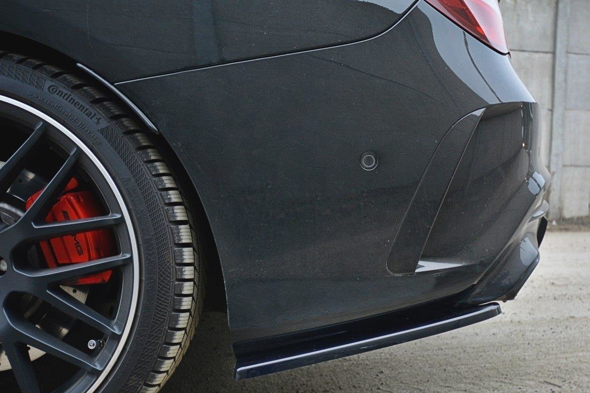 Maxton Design - Heck Ansatz Flaps Diffusor für Mercedes CLA A45 AMG C117 Facelift - Aerowerk.