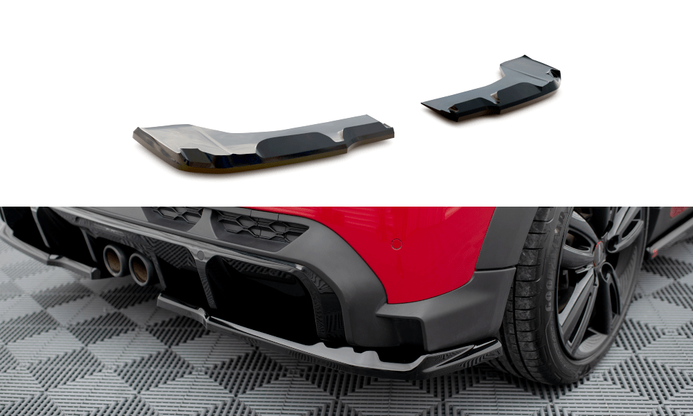 Maxton Design - Heck Ansatz Flaps Diffusor für Mini Cooper S John Cooper Works F55 Facelift - Aerowerk.