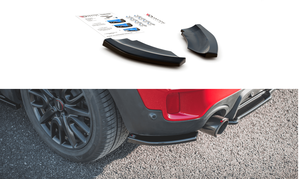 Maxton Design - Heck Ansatz Flaps Diffusor für Mini Countryman Mk2 F60 JCW - Aerowerk.