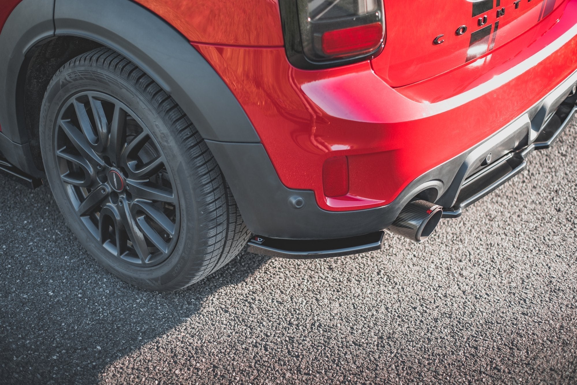 Maxton Design - Heck Ansatz Flaps Diffusor für Mini Countryman Mk2 F60 JCW - Aerowerk.