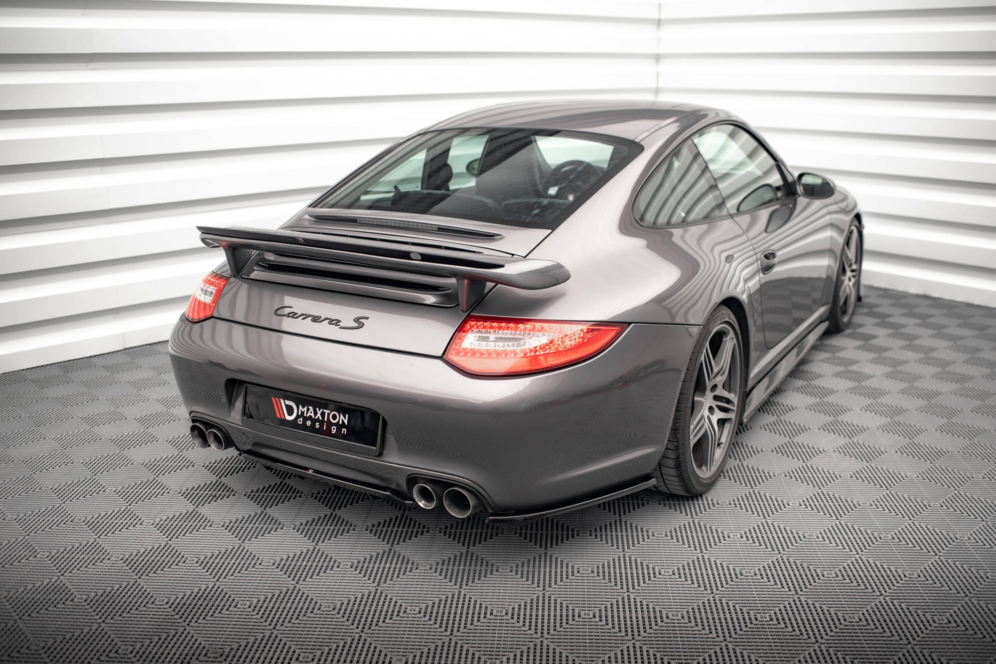 Maxton Design - Heck Ansatz Flaps Diffusor für Porsche 911 Carrera / Carrera GTS 997 Facelift - Aerowerk.
