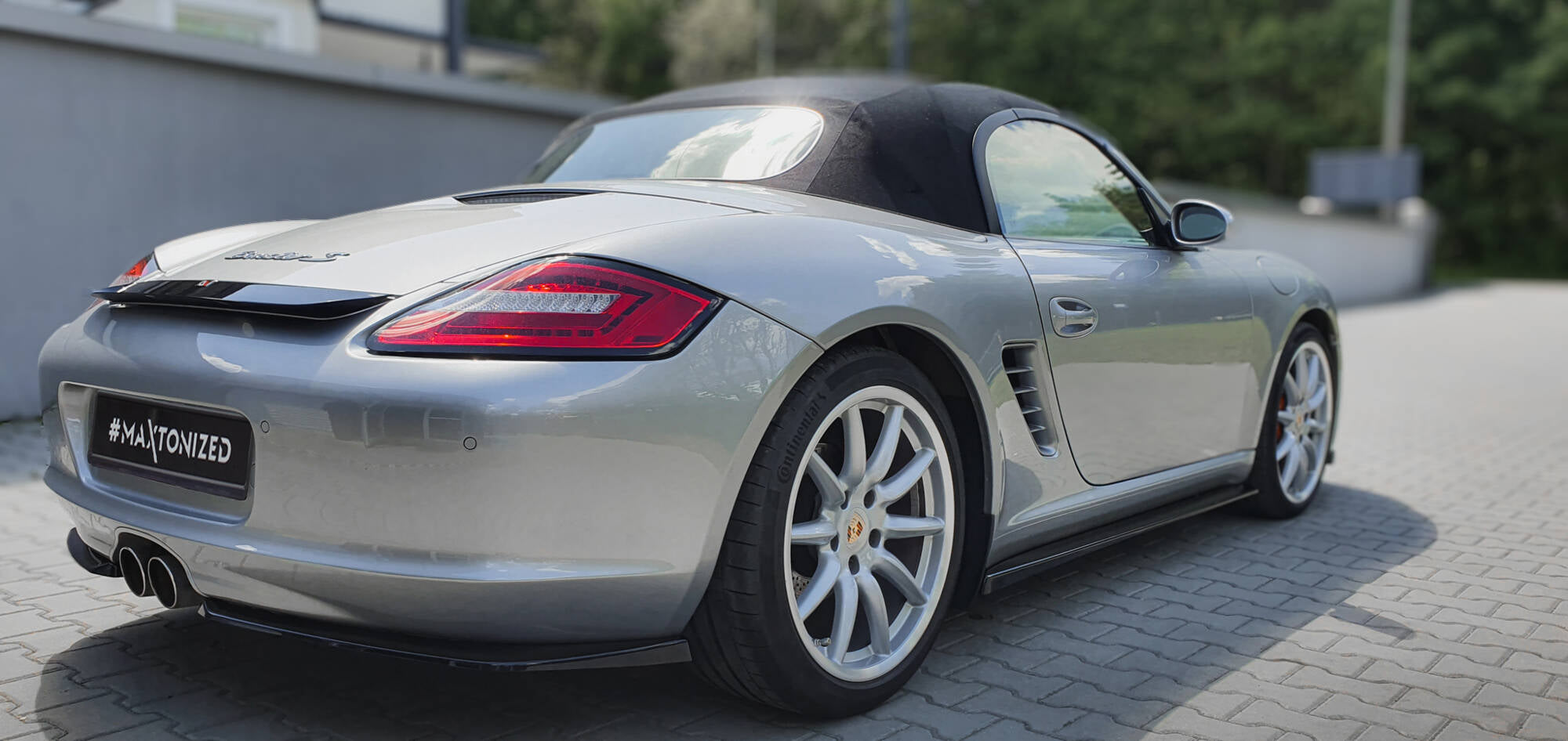 Maxton Design - Heck Ansatz Flaps Diffusor für Porsche Boxster 987 - Aerowerk.