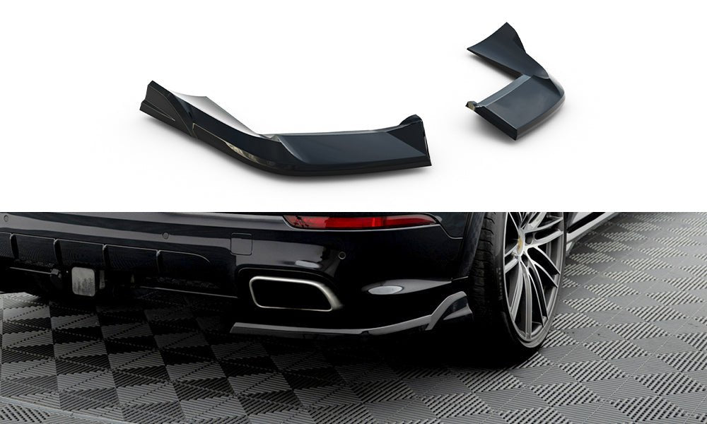 Maxton Design - Heck Ansatz Flaps Diffusor für Porsche Cayenne Sport Design Mk3 - Aerowerk.