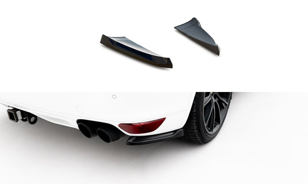 Maxton Design - Heck Ansatz Flaps Diffusor für Porsche Cayenne Turbo / Standard Mk2 - Aerowerk.