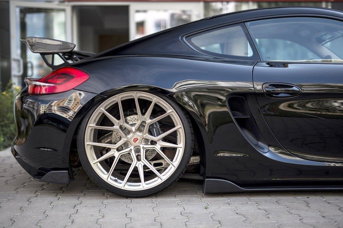 Maxton Design - Heck Ansatz Flaps Diffusor für Porsche Cayman Mk2 981C - Aerowerk.