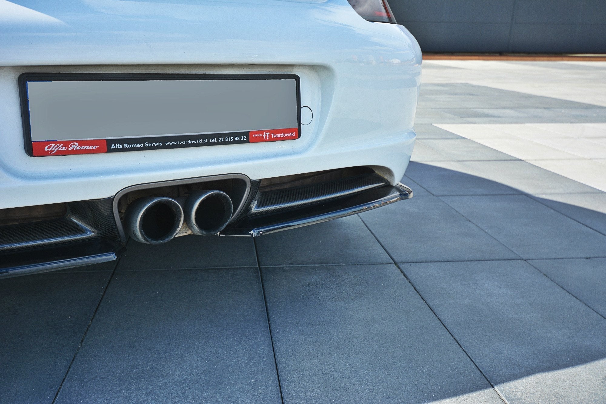 Maxton Design - Heck Ansatz Flaps Diffusor für PORSCHE CAYMAN S 987C - Aerowerk.