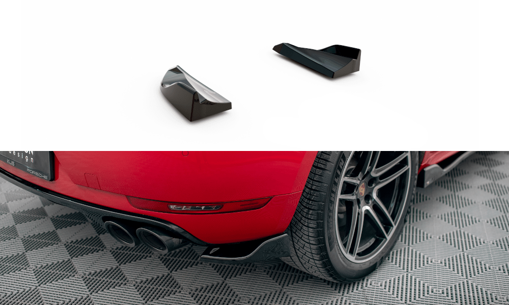 Maxton Design - Heck Ansatz Flaps Diffusor für Porsche Macan GTS / Sport Design Mk1 Facelift - Aerowerk.