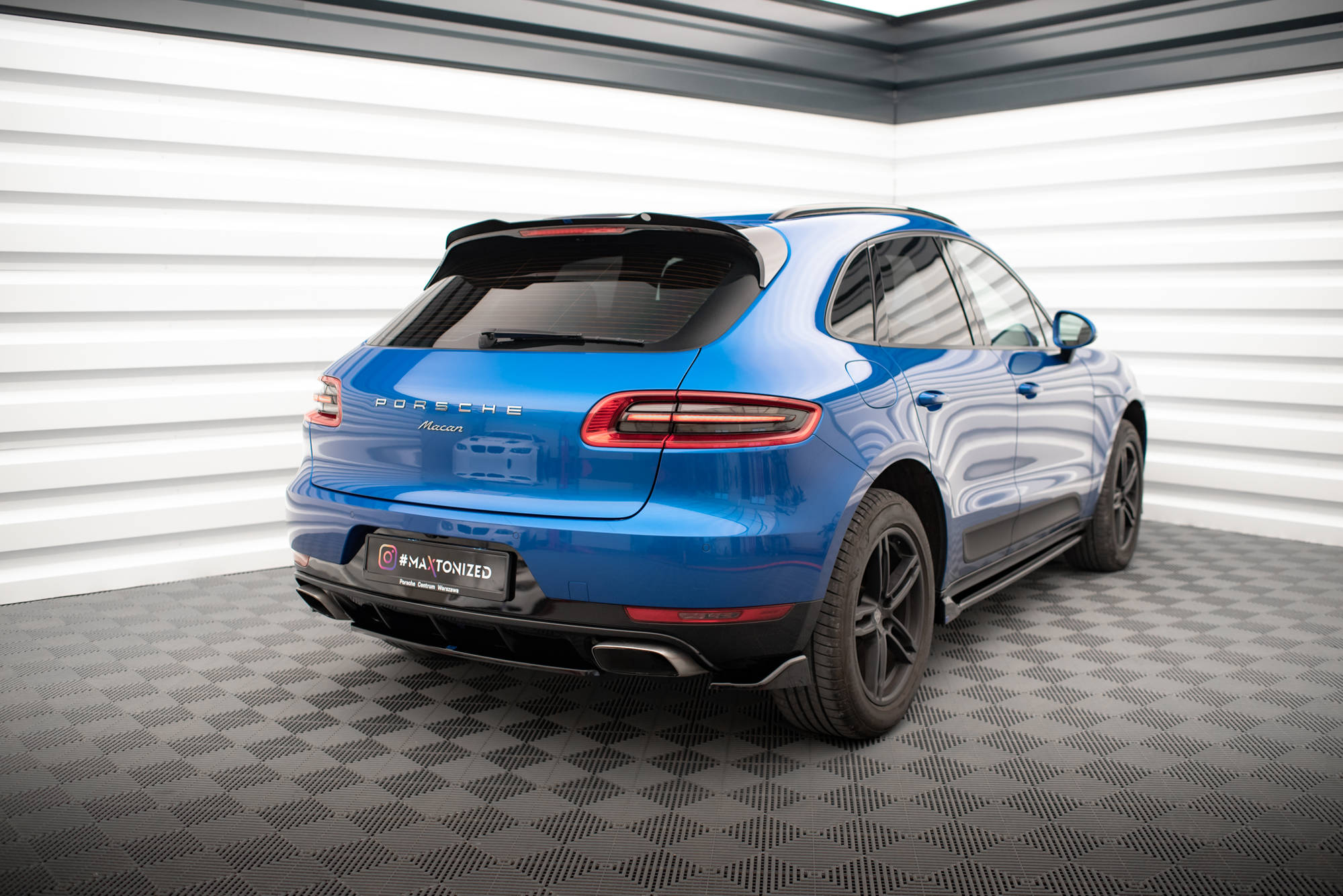 Maxton Design - Heck Ansatz Flaps Diffusor für Porsche Macan Mk1 - Aerowerk.