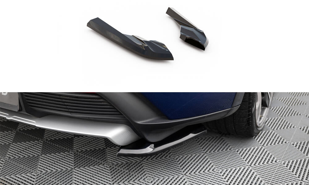 Maxton Design - Heck Ansatz Flaps Diffusor für Porsche Taycan Cross Turismo 4S - Aerowerk.