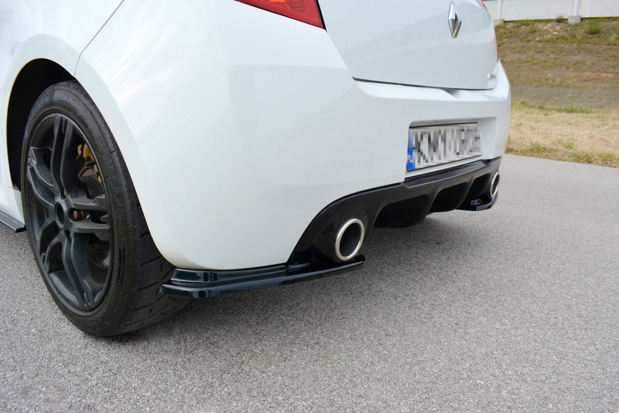 Maxton Design - Heck Ansatz Flaps Diffusor für RENAULT CLIO MK3 RS FACELIFT - Aerowerk.