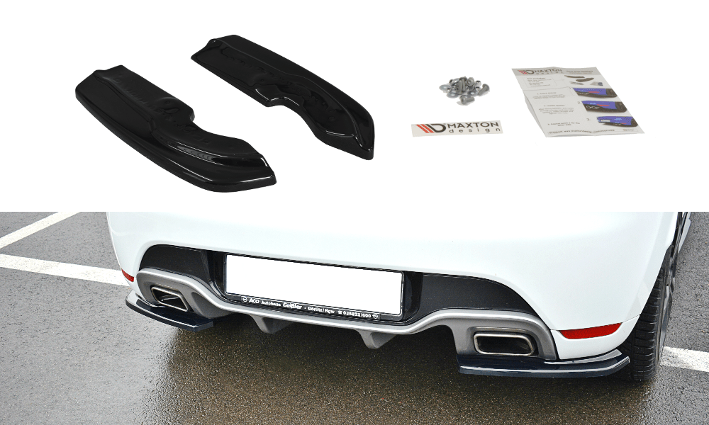 Maxton Design - Heck Ansatz Flaps Diffusor für RENAULT CLIO MK4 RS - Aerowerk.