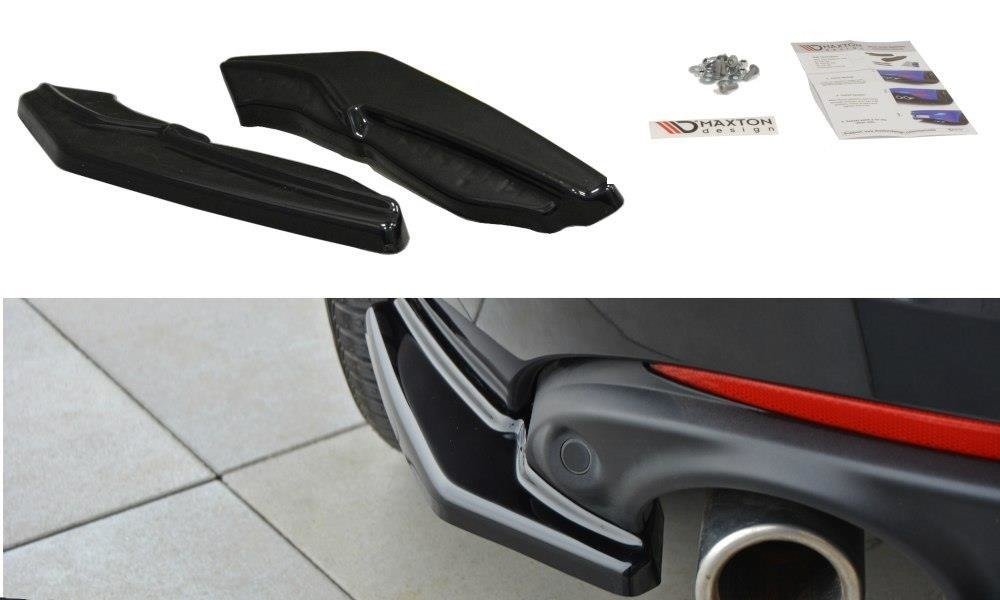 Maxton Design - Heck Ansatz Flaps Diffusor für Renault Laguna mk 3 Coupe schwarz matt - Aerowerk.