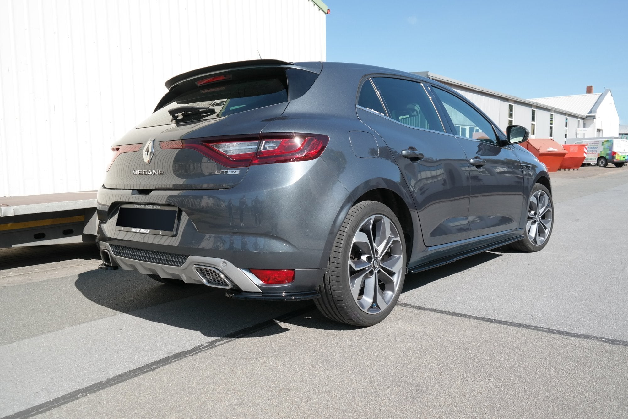 Maxton Design - Heck Ansatz Flaps Diffusor für Renault Megane Mk.4 GT - Line - Aerowerk.