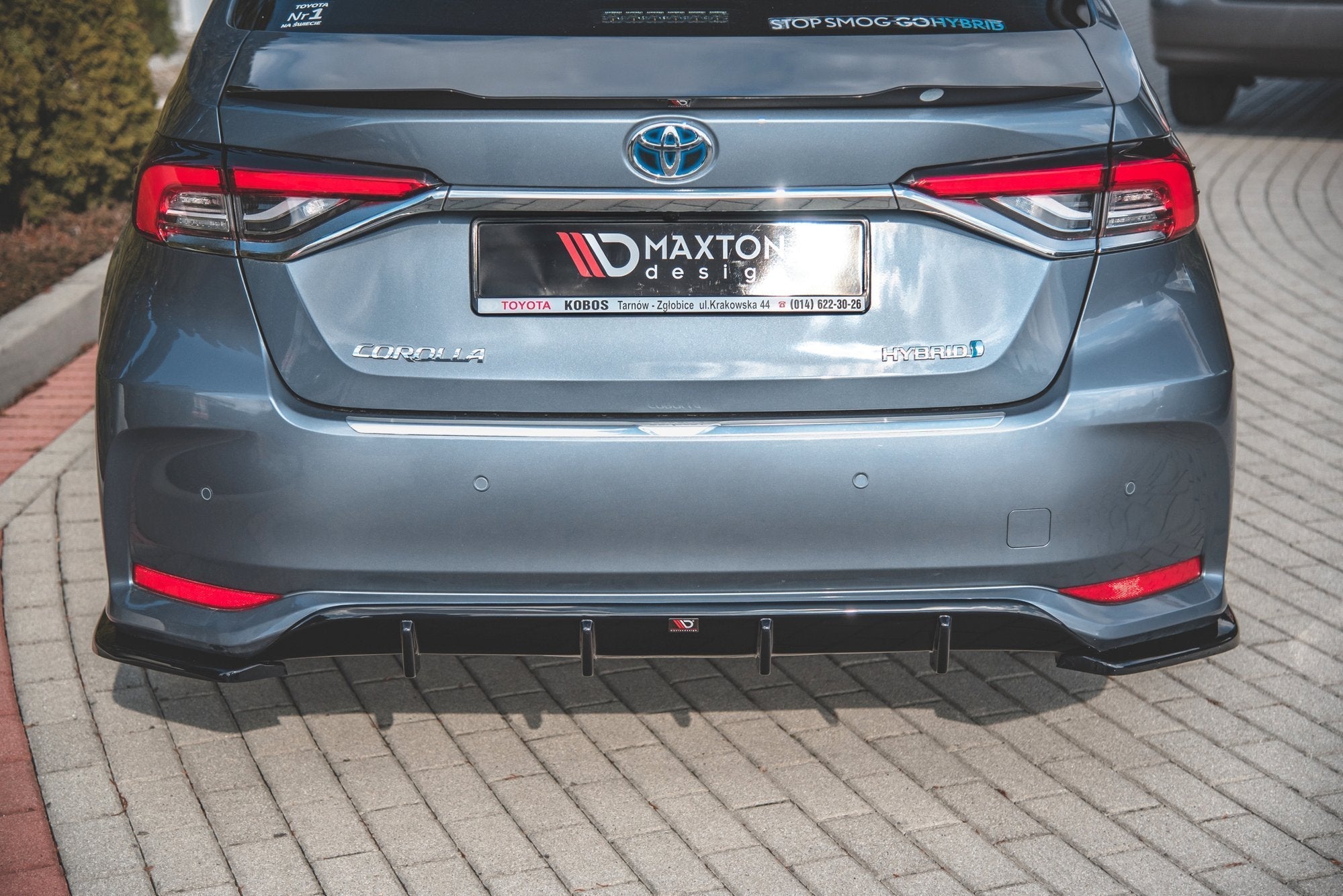 Maxton Design - Heck Ansatz Flaps Diffusor für Toyota Corolla XII Limousine - Aerowerk.