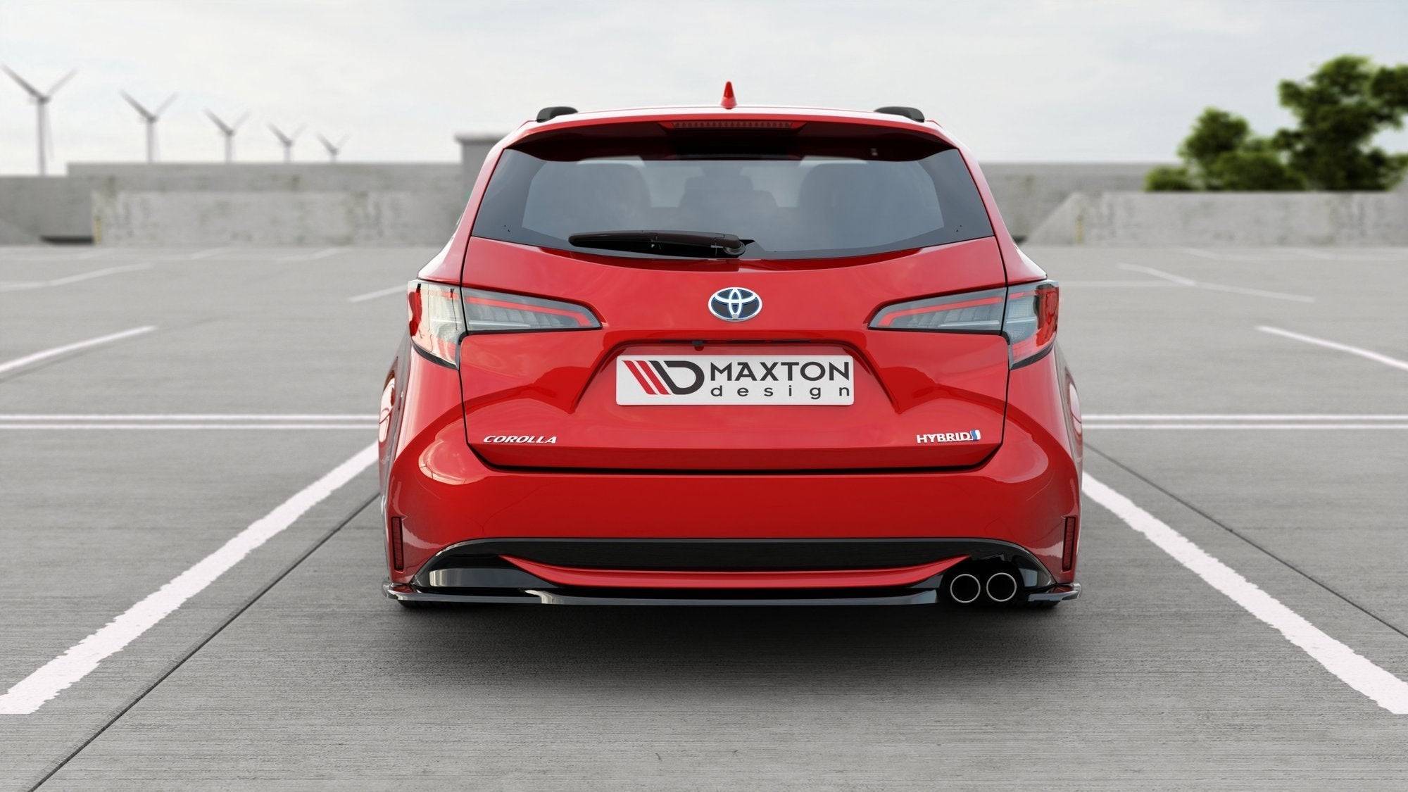Maxton Design - Heck Ansatz Flaps Diffusor für Toyota Corolla XII Touring Sports - Aerowerk.