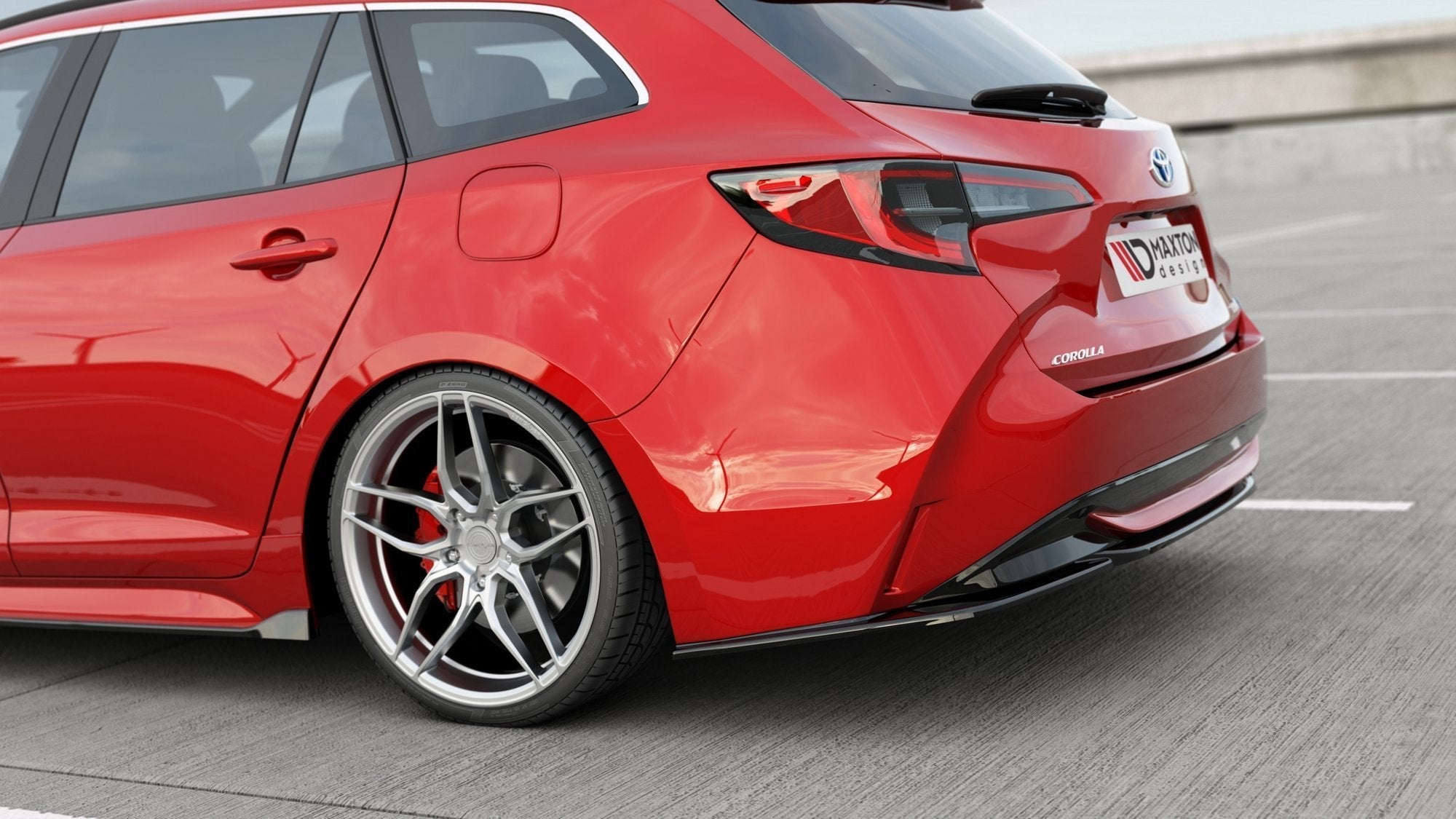 Maxton Design - Heck Ansatz Flaps Diffusor für Toyota Corolla XII Touring Sports - Aerowerk.