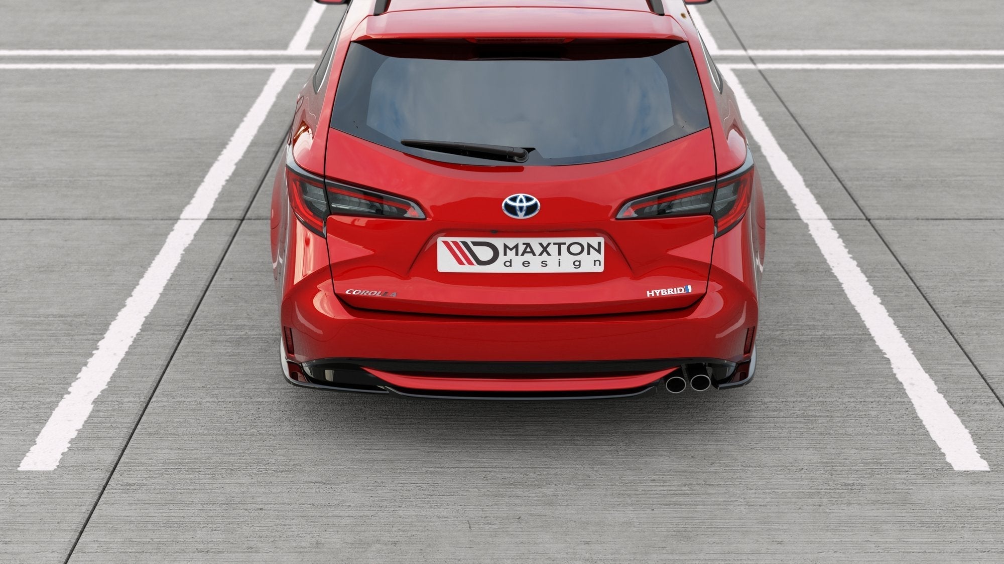 Maxton Design - Heck Ansatz Flaps Diffusor für Toyota Corolla XII Touring Sports - Aerowerk.