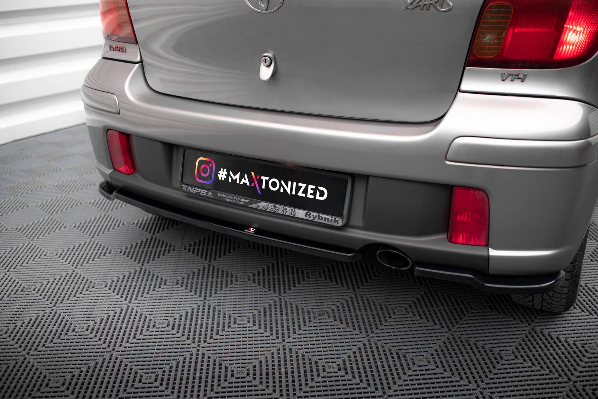 Maxton Design - Heck Ansatz Flaps Diffusor für Toyota Yaris T - Sport Mk1 Facelift - Aerowerk.