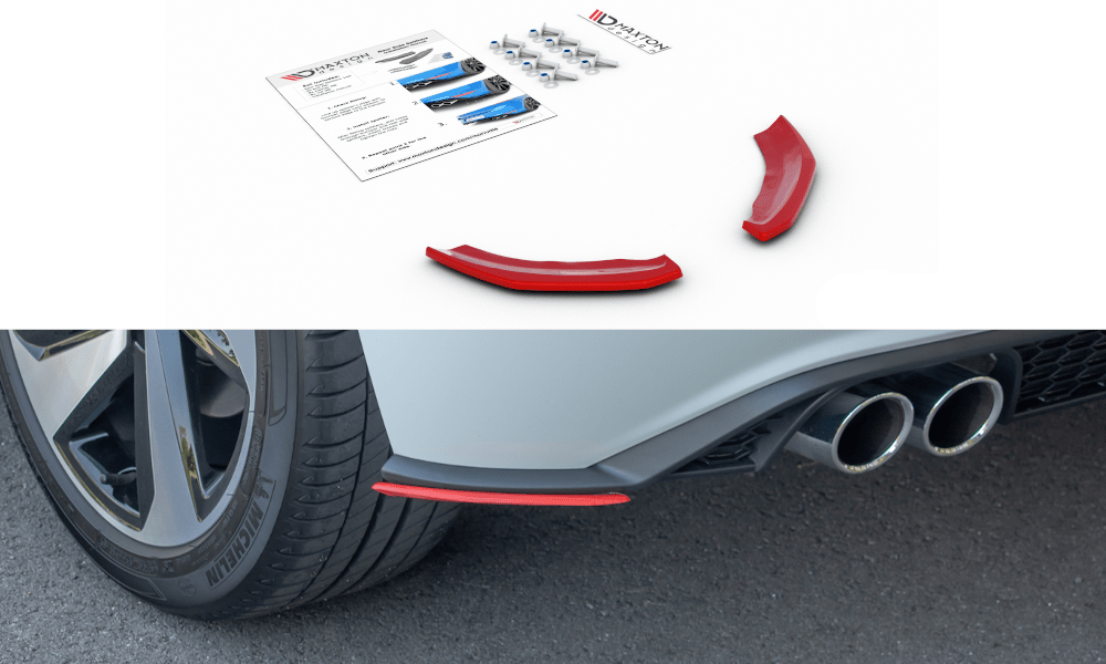 Maxton Design - Heck Ansatz Flaps Diffusor für Volkswagen Polo GTI Mk6 - Aerowerk.