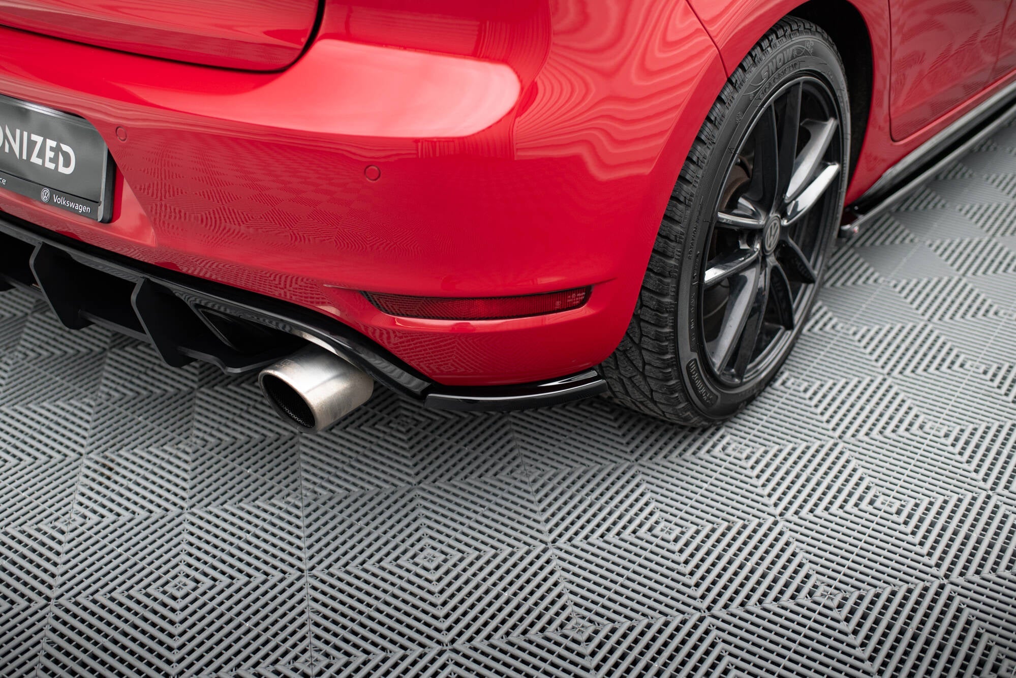 Maxton Design - Heck Ansatz Flaps Diffusor für VW GOLF 6 GTI 35TH - Aerowerk.