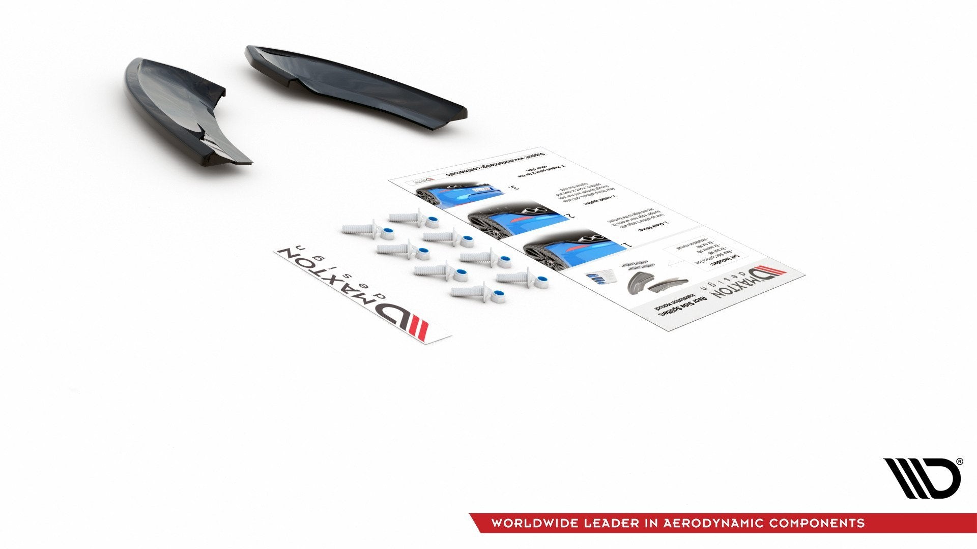 Maxton Design - Heck Ansatz Flaps Diffusor für VW Golf 7 GTI TCR - Aerowerk.