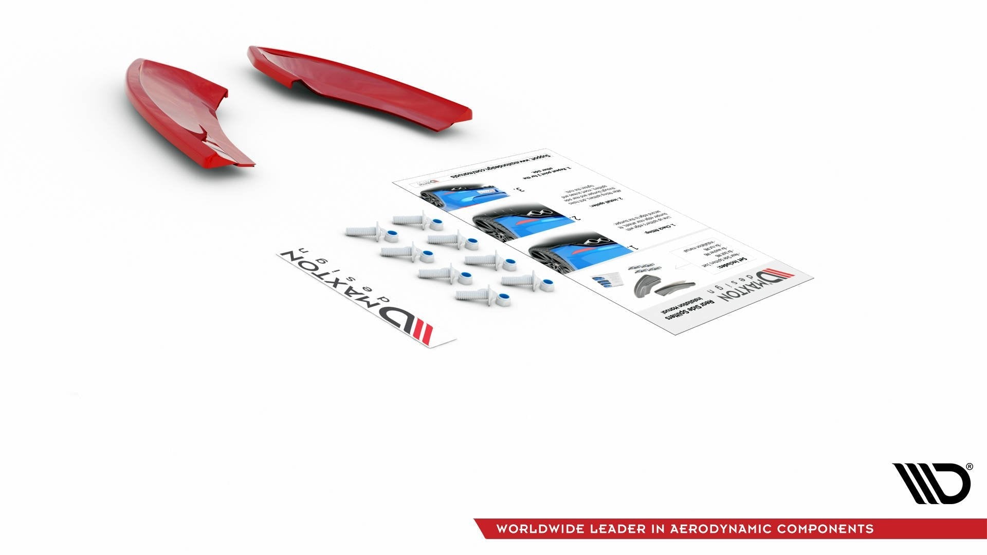 Maxton Design - Heck Ansatz Flaps Diffusor für VW Golf 7 GTI TCR - Aerowerk.