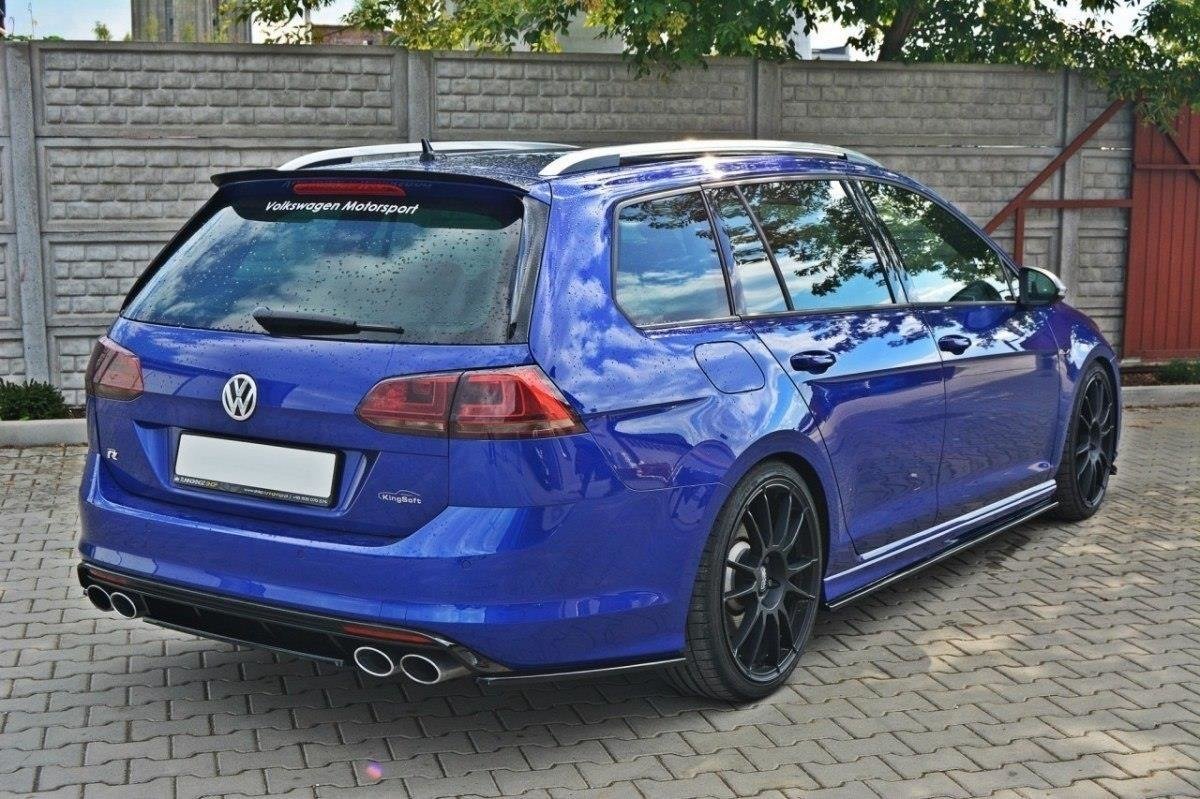 Maxton Design - Heck Ansatz Flaps Diffusor für VW Golf 7 R Variant - Aerowerk.