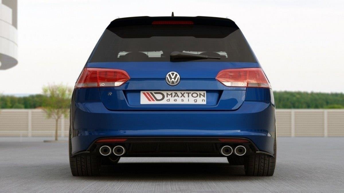 Maxton Design - Heck Ansatz Flaps Diffusor für VW Golf 7 R Variant - Aerowerk.