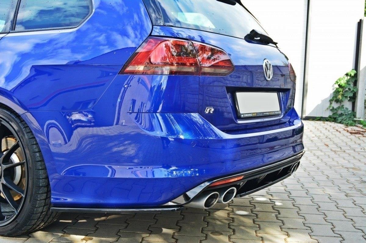 Maxton Design - Heck Ansatz Flaps Diffusor für VW Golf 7 R Variant - Aerowerk.