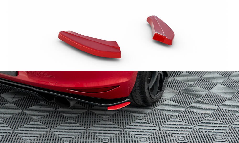 Maxton Design - Heck Ansatz Flaps Diffusor für VW GOLF Mk7 GTI CLUBSPORT - Aerowerk.