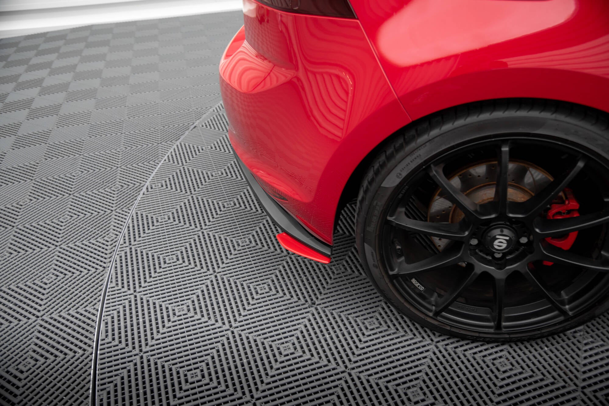 Maxton Design - Heck Ansatz Flaps Diffusor für VW GOLF Mk7 GTI CLUBSPORT - Aerowerk.