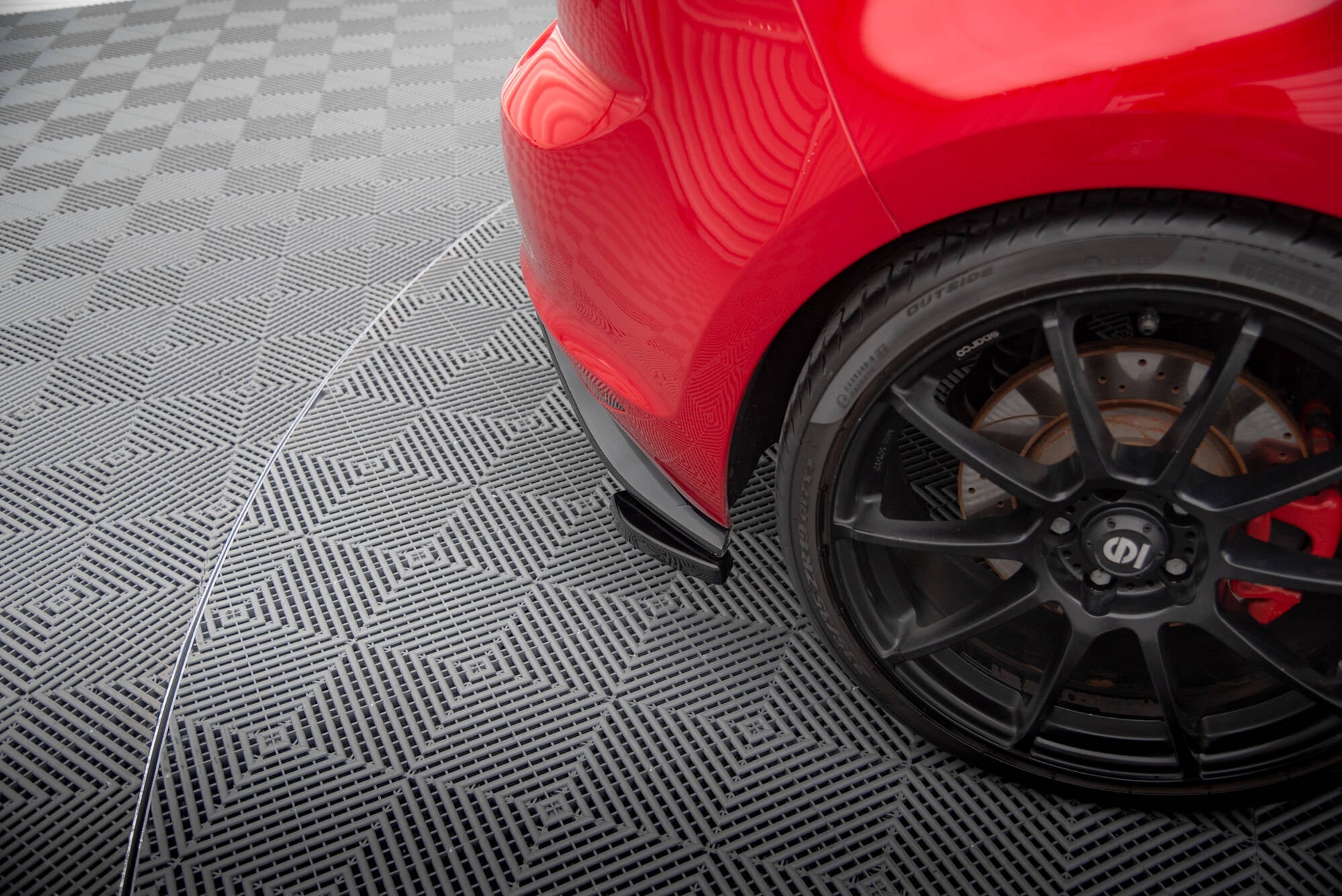 Maxton Design - Heck Ansatz Flaps Diffusor für VW GOLF Mk7 GTI CLUBSPORT - Aerowerk.