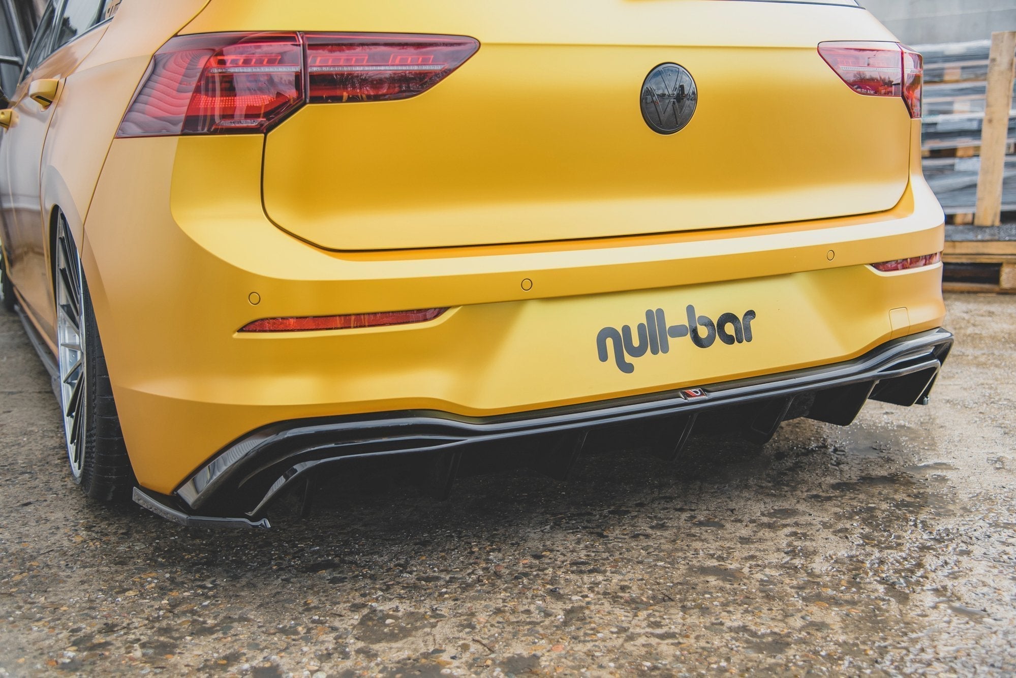 Maxton Design - Heck Ansatz Flaps Diffusor für VW Golf Mk8 Facelift - Aerowerk.