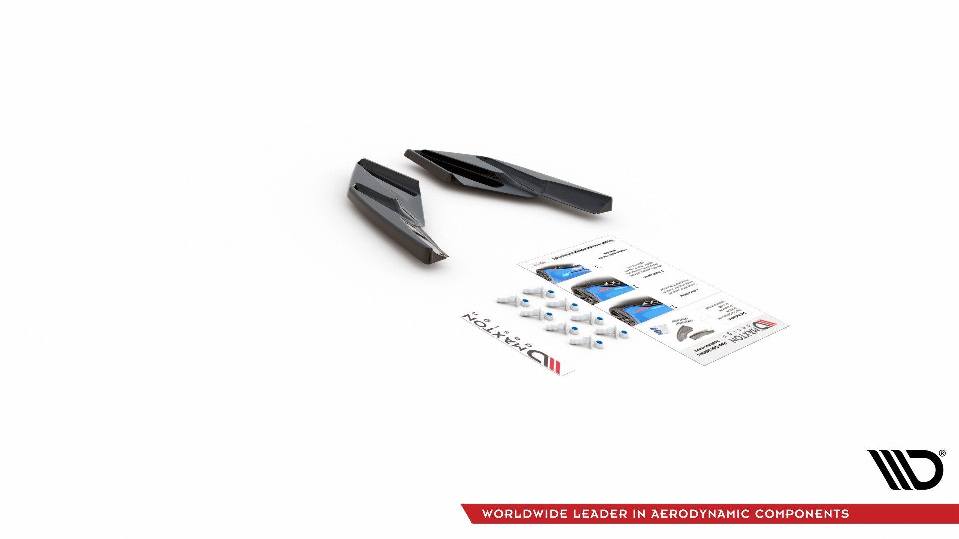 Maxton Design - Heck Ansatz Flaps Diffusor für VW Golf Mk8 Facelift - Aerowerk.