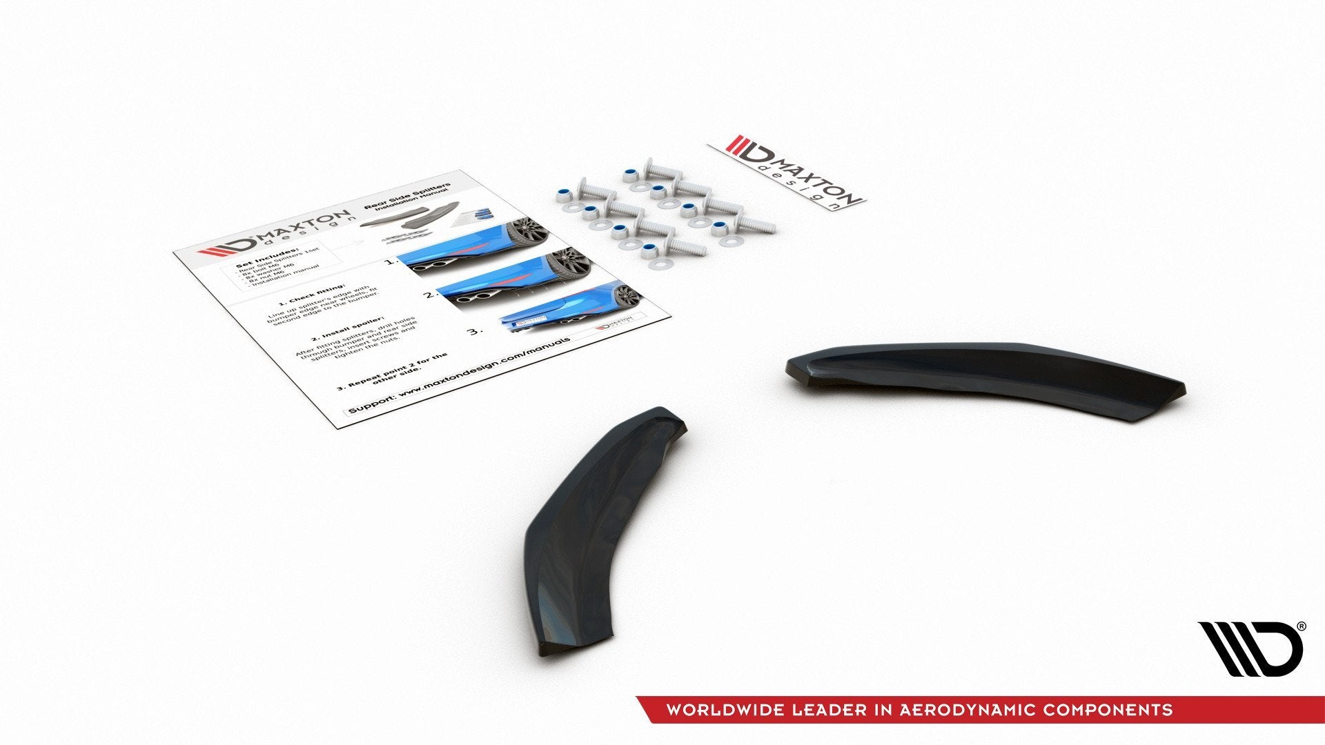 Maxton Design - Heck Ansatz Flaps Diffusor für VW Polo GTI Mk6 - Aerowerk.