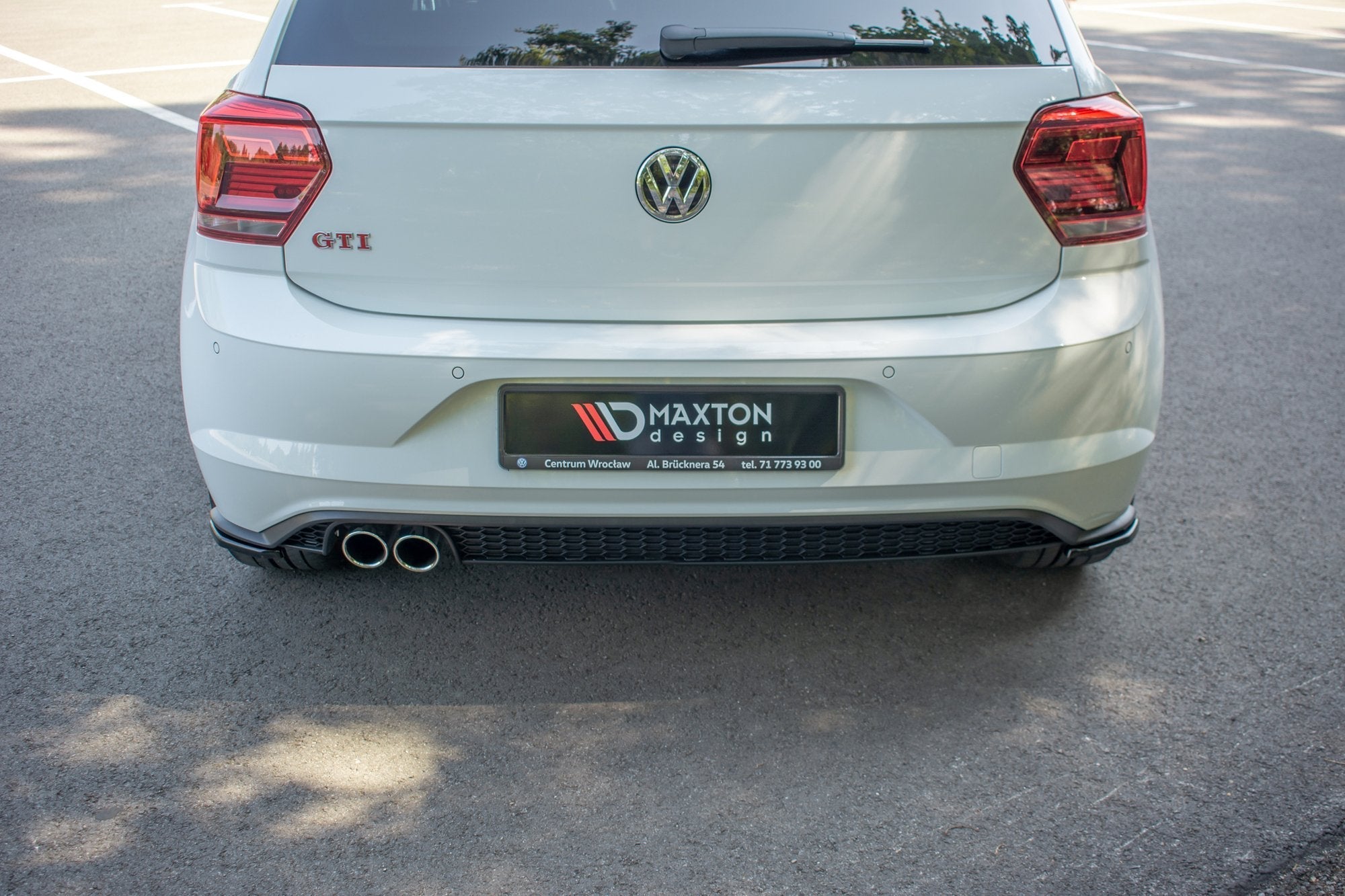 Maxton Design - Heck Ansatz Flaps Diffusor für VW Polo GTI Mk6 - Aerowerk.